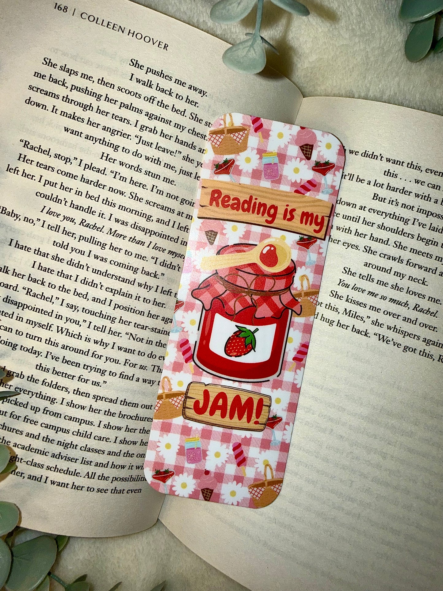 “Reading is my jam” Bookmark