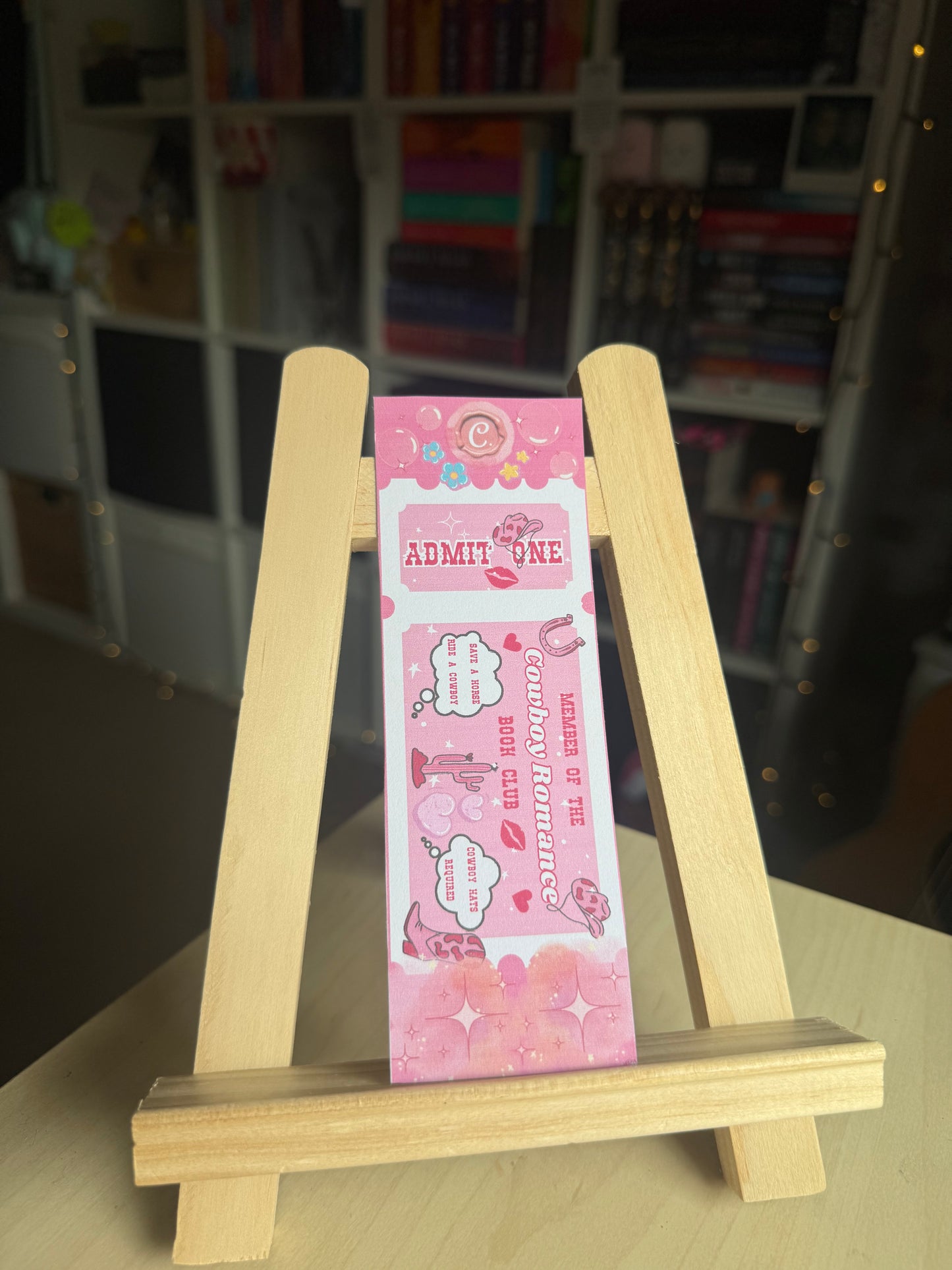 Cowboy bookmark