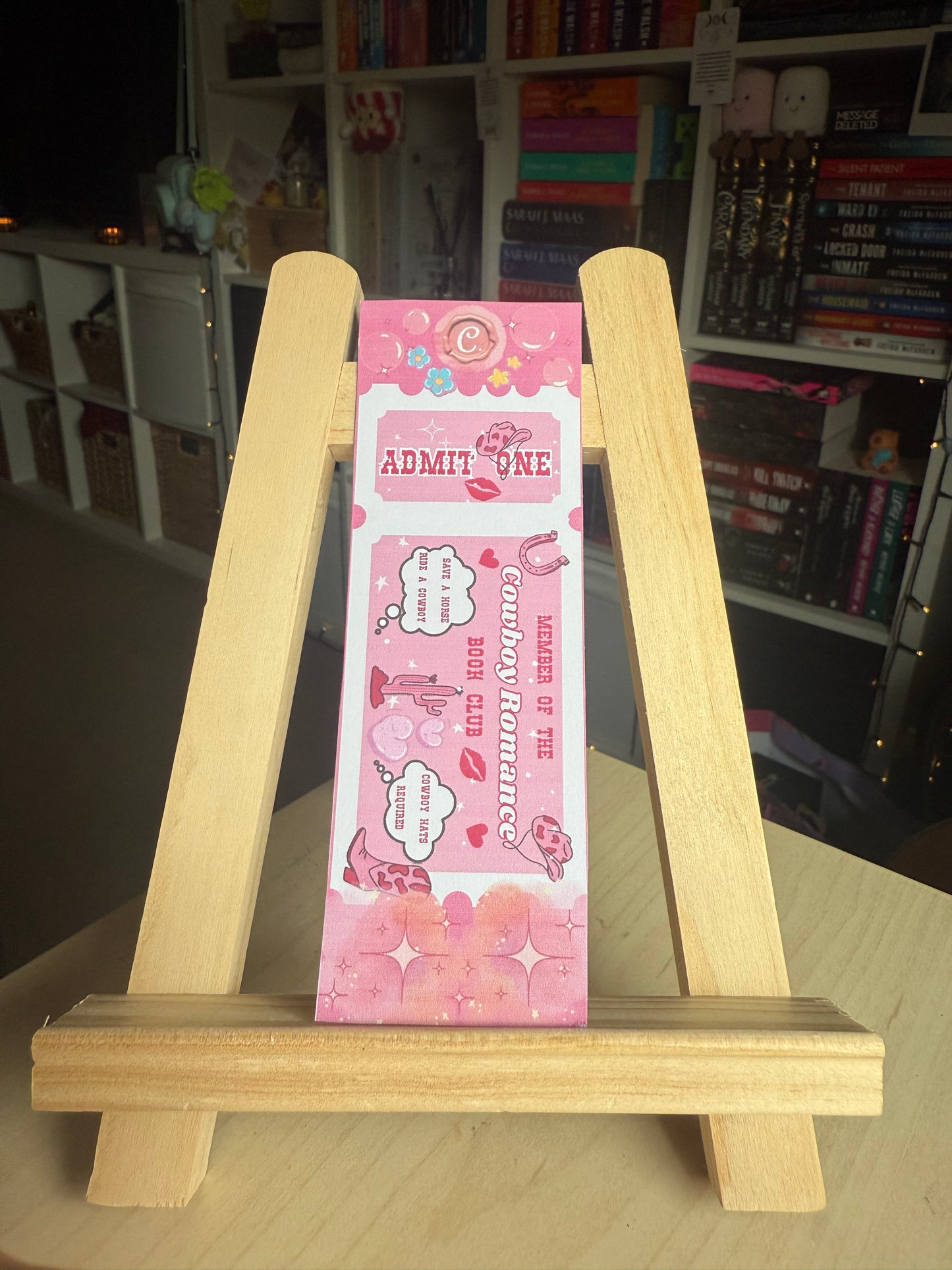 Cowboy bookmark