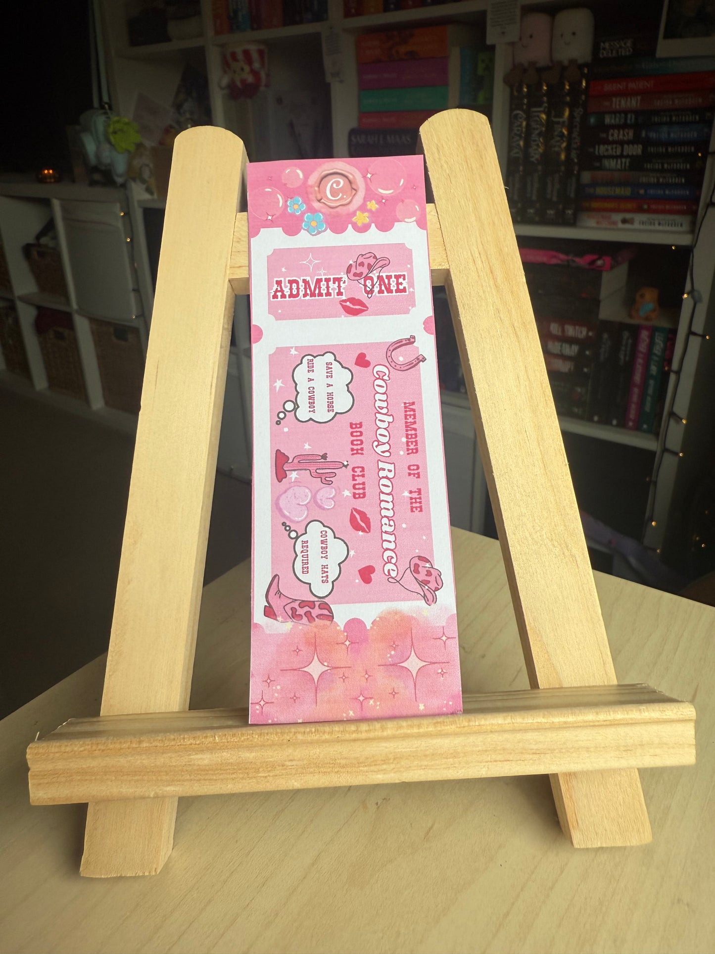 Cowboy bookmark