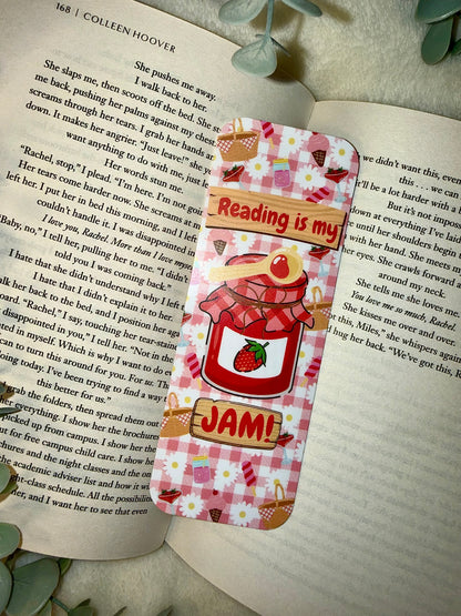 “Reading is my jam” Bookmark