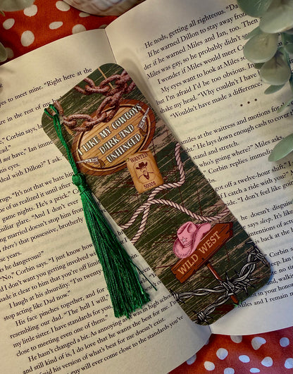 “I like my cowboys dark and unhinged” Bookmark