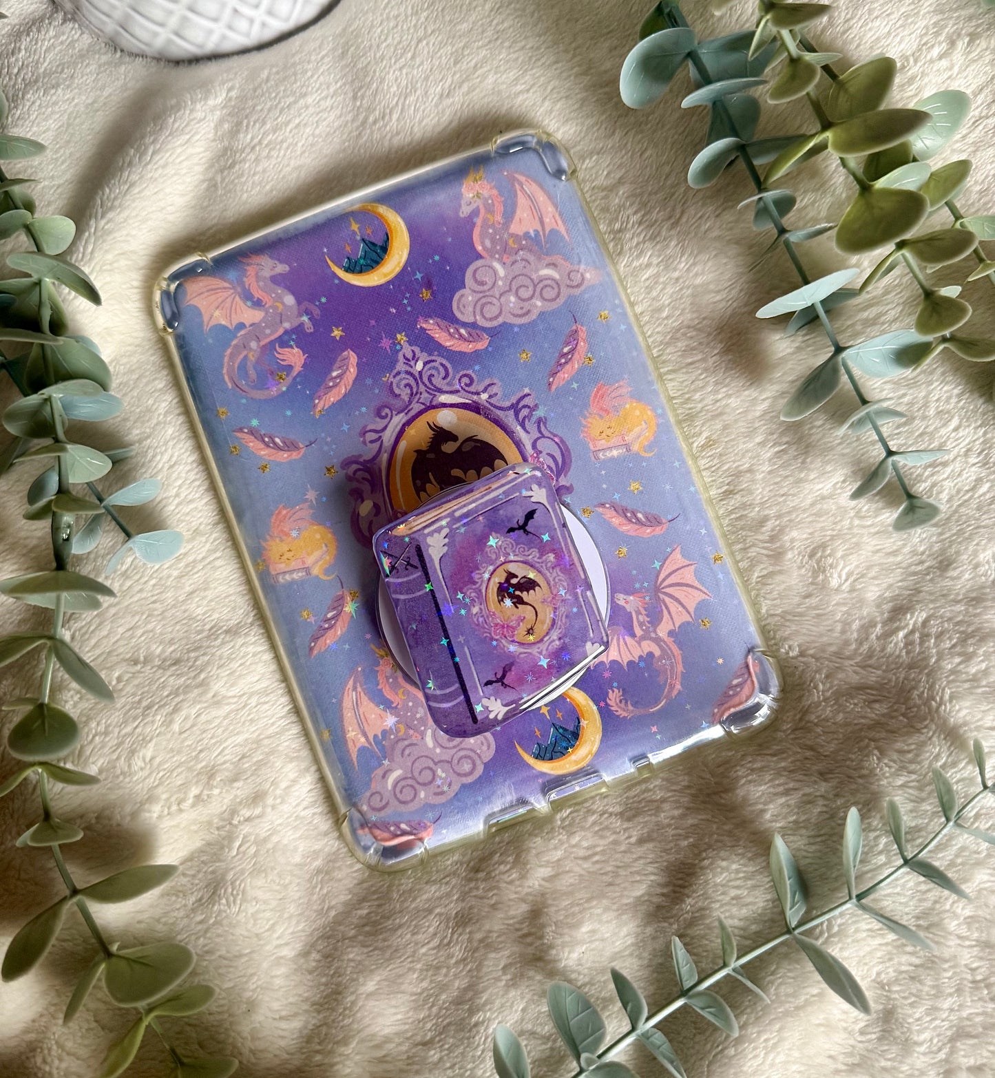 Fantasy Book Magnetic Kindle Grip
