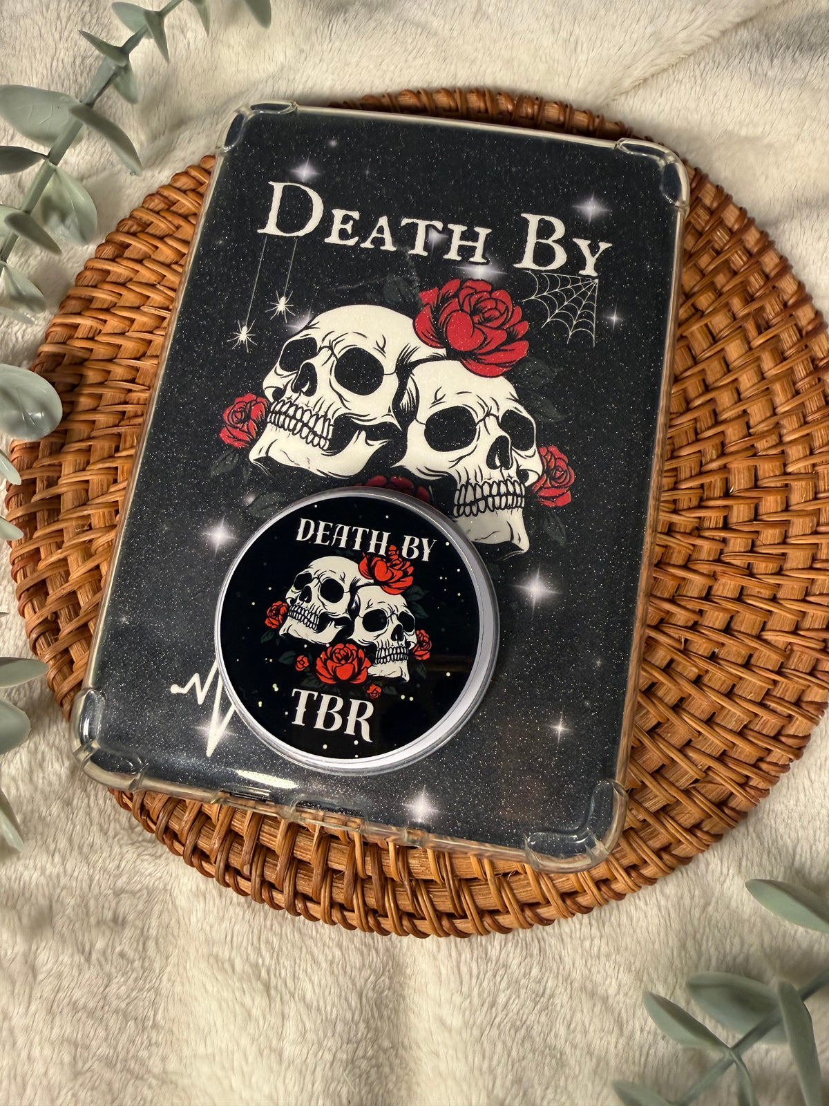 Death by TBR kindle grip