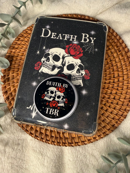 Death by TBR kindle grip