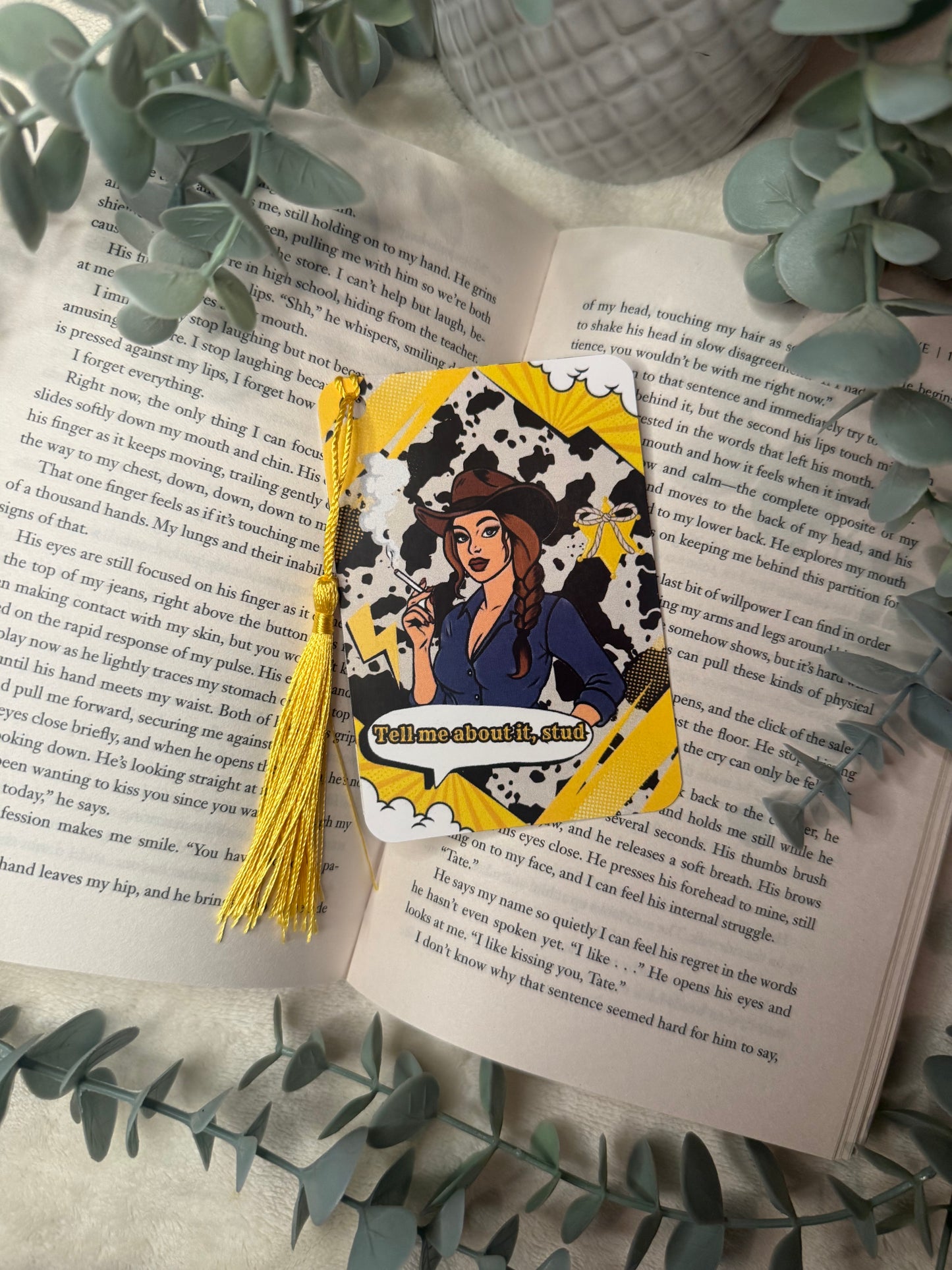 “Tell me about it, stud” comic Bookmark