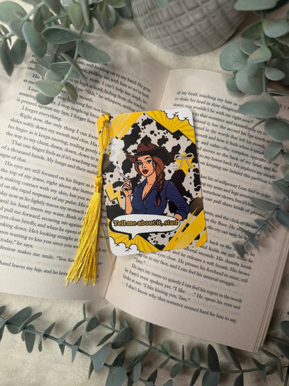 “Tell me about it, stud” comic Bookmark