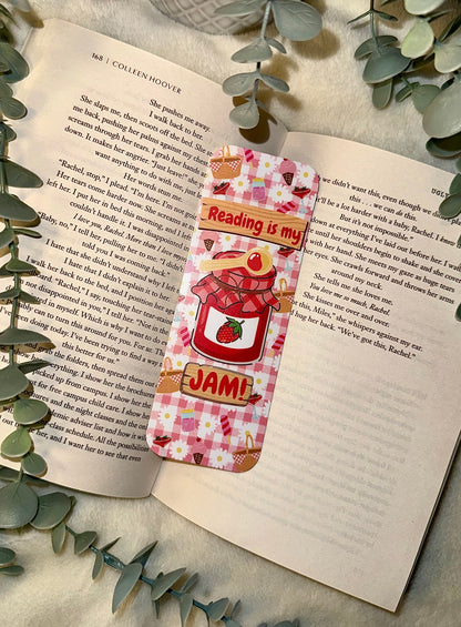“Reading is my jam” Bookmark