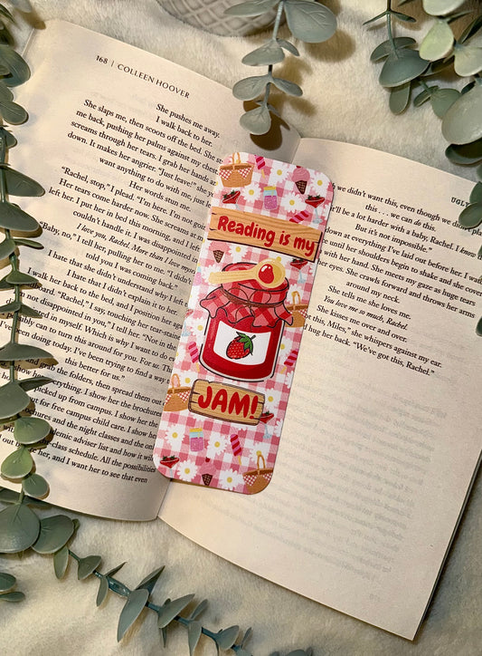 “Reading is my jam” Bookmark