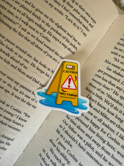 “Caution spicy content” Sticker