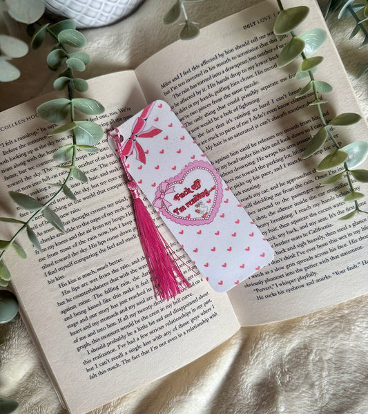 F*ck off im reading Bookmark