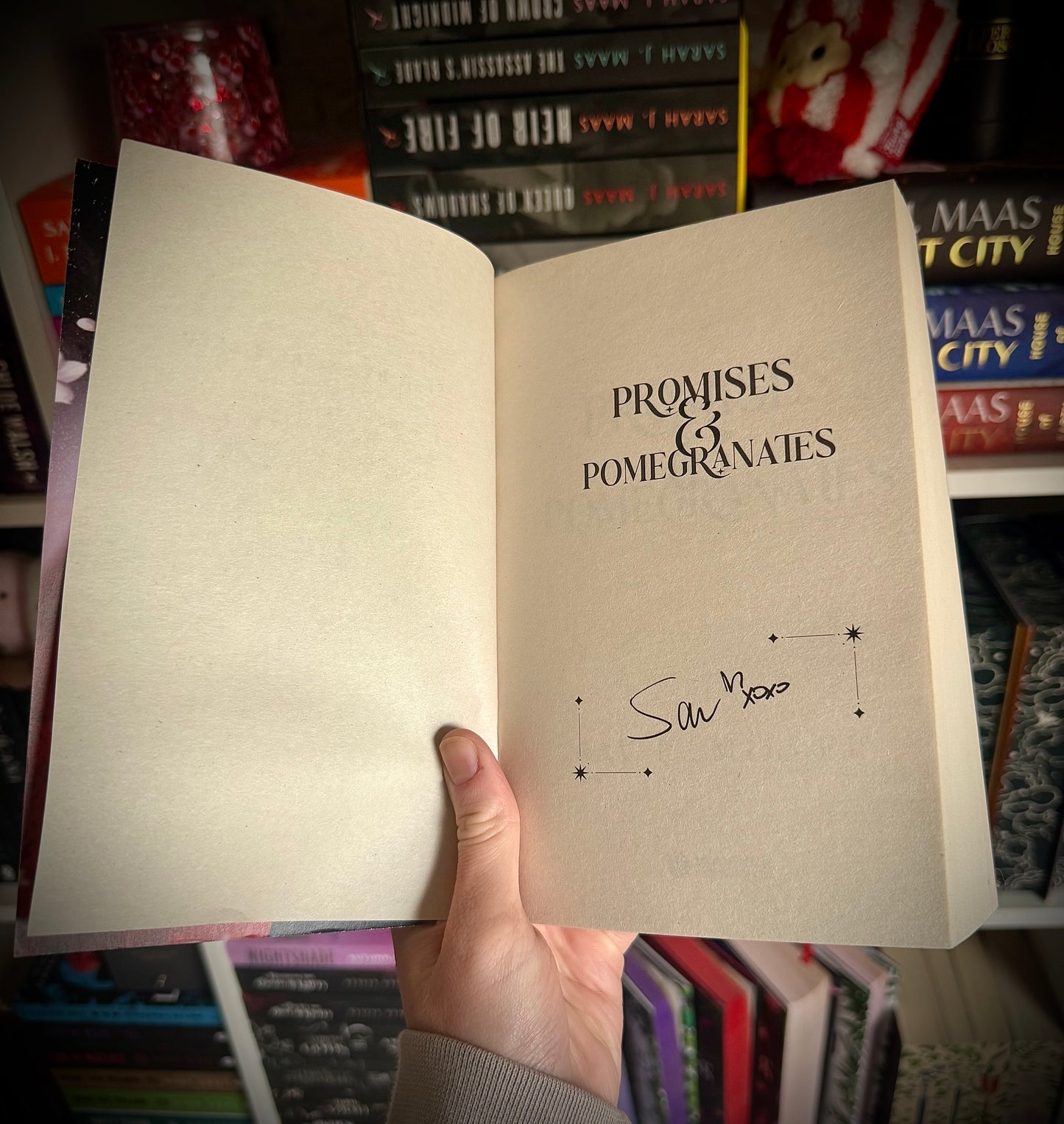 Promises & Pomergranates (signed & artwork) by Sav R. Miller