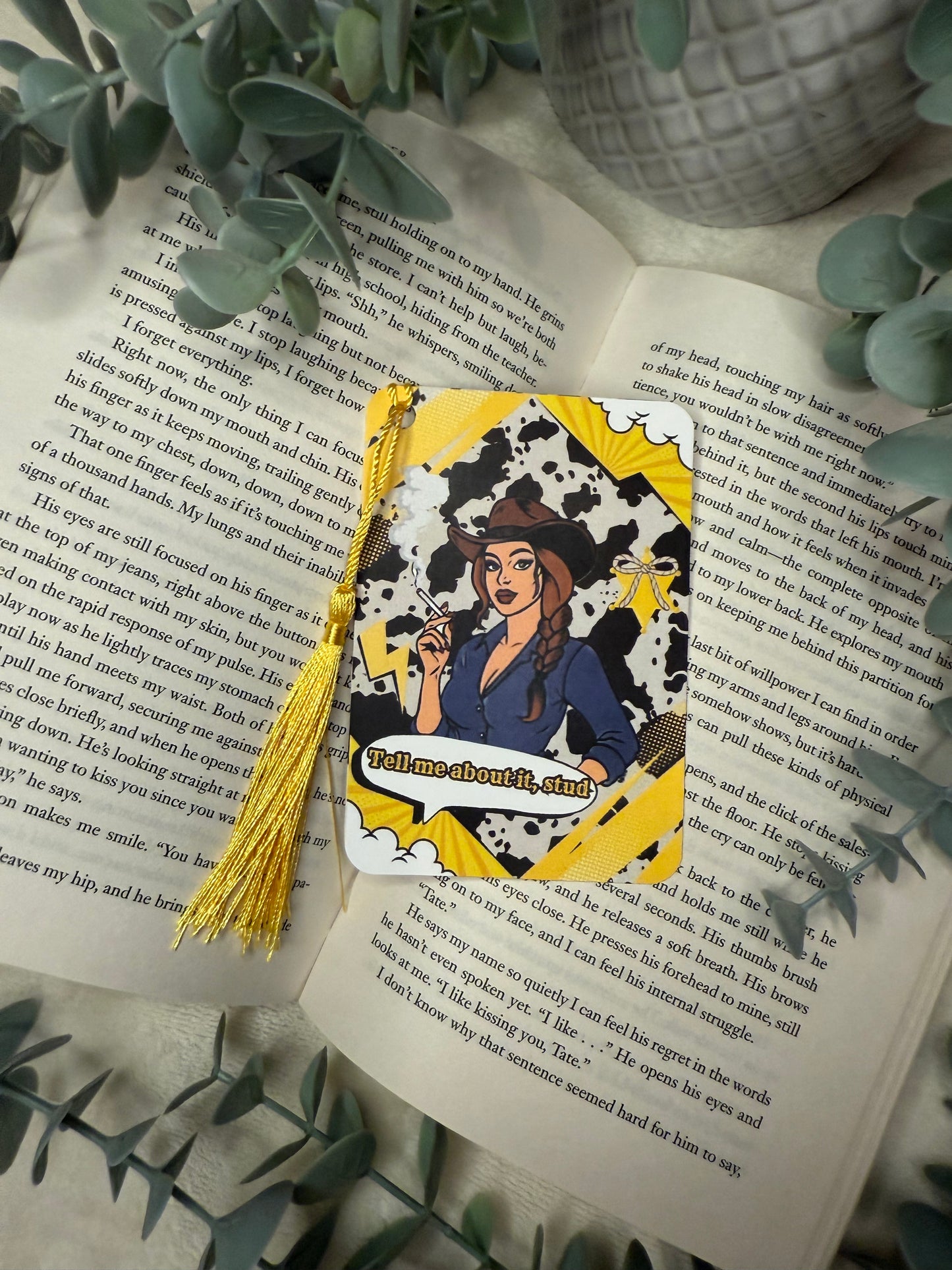 “Tell me about it, stud” comic Bookmark