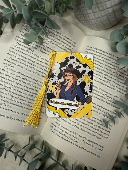 “Tell me about it, stud” comic Bookmark
