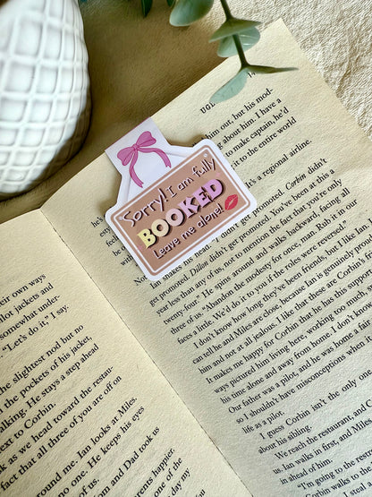“Sorry I am fully booked” Magnetic Bookmark