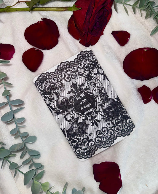 My TBR is full of trigger warnings Kindle Insert