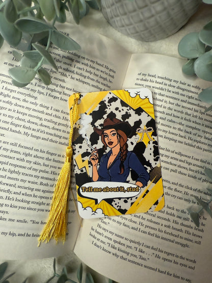 “Tell me about it, stud” comic Bookmark