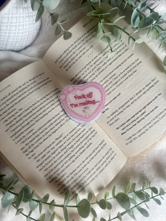 F*ck off I’m reading Magnetic Kindle Grip