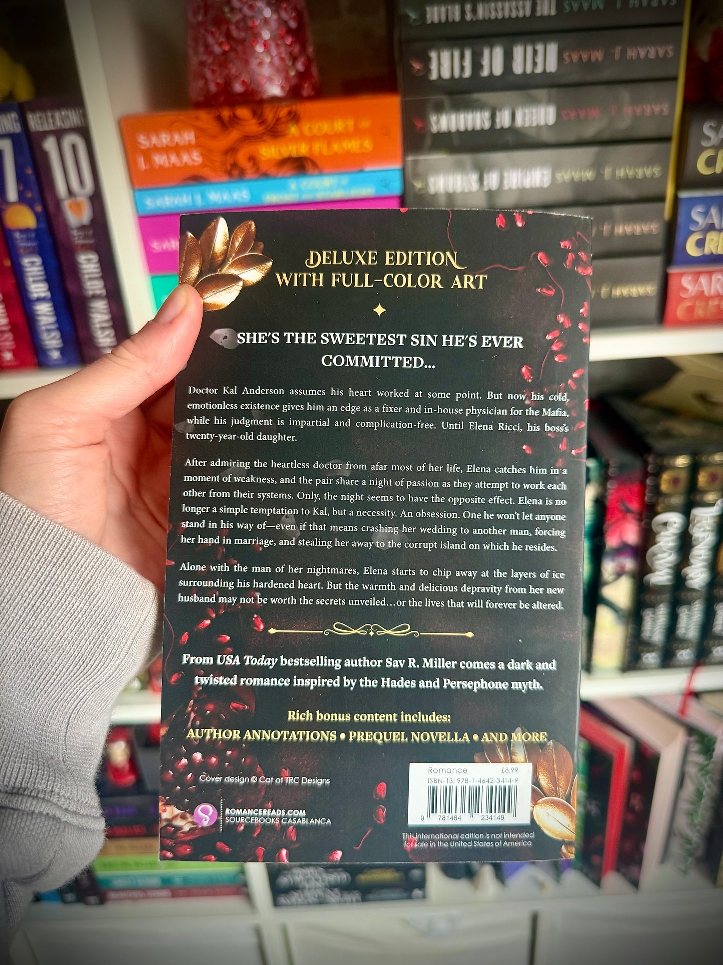 Promises & Pomergranates (signed & artwork) by Sav R. Miller