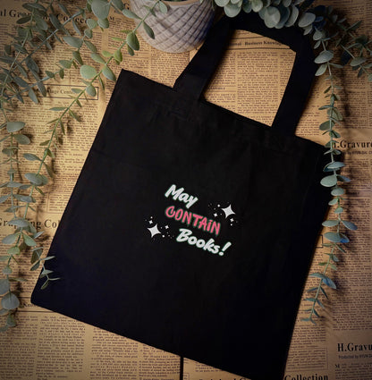 May contain books Tote Bag