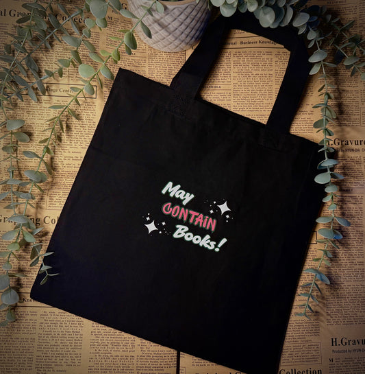 May contain books Tote Bag