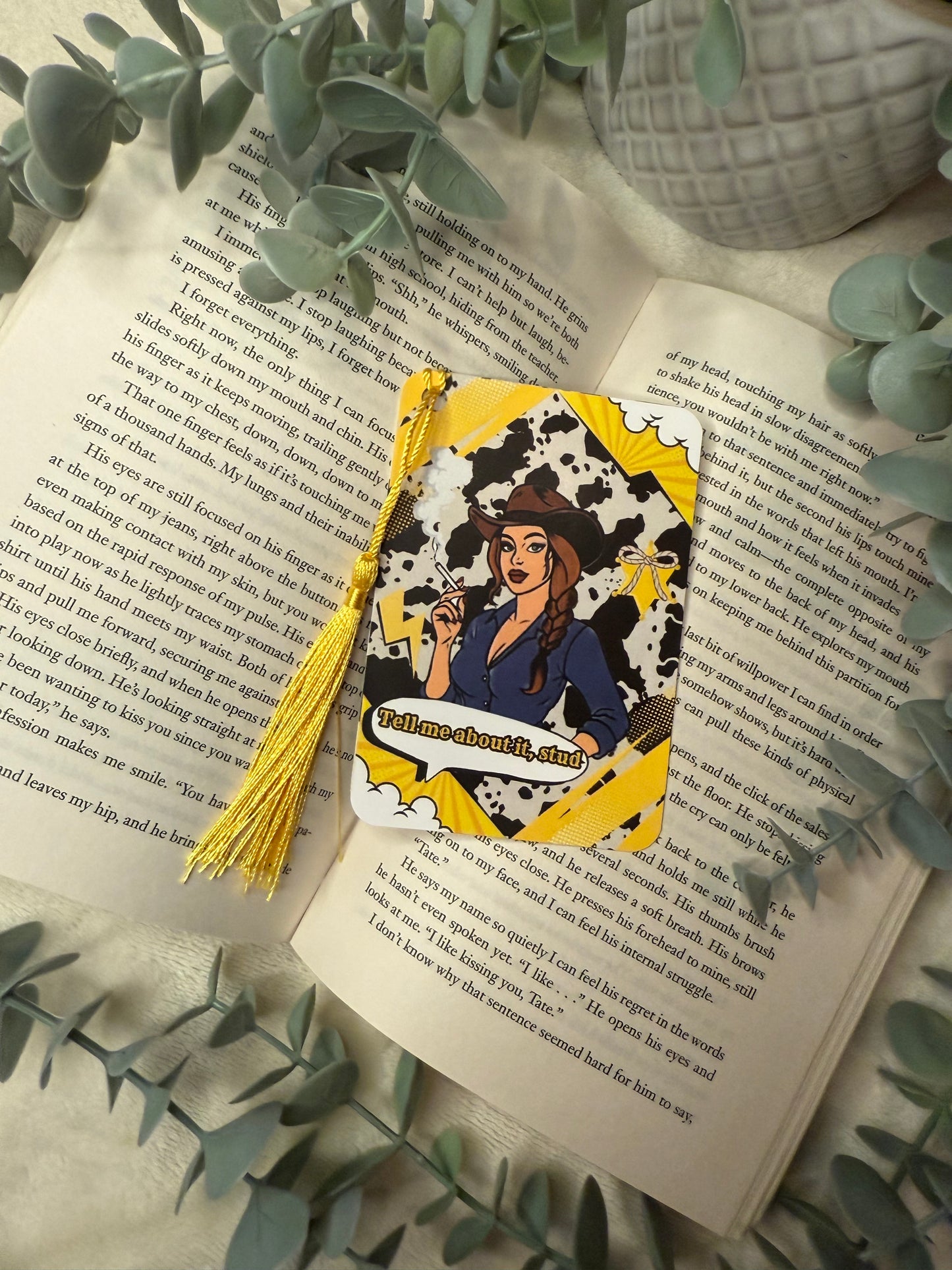 “Tell me about it, stud” comic Bookmark