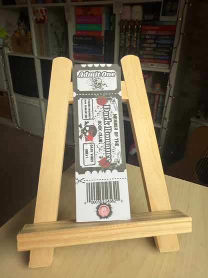 Dark romance bookmark