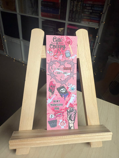 Cute and creepy bookmark