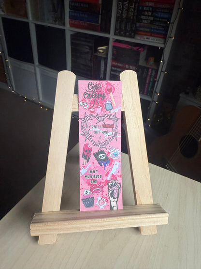 Cute and creepy bookmark