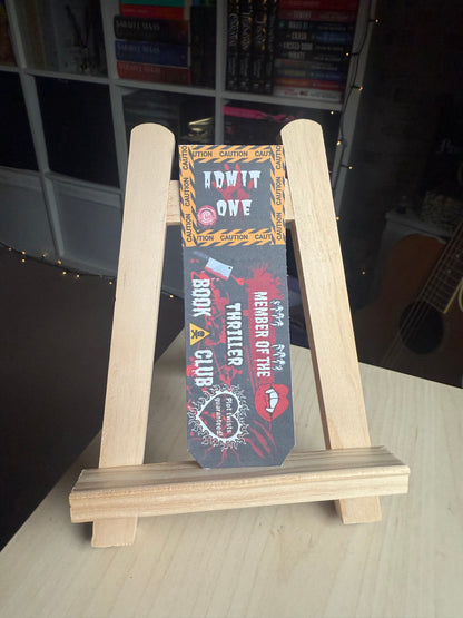 Thriller Book Club Bookmark