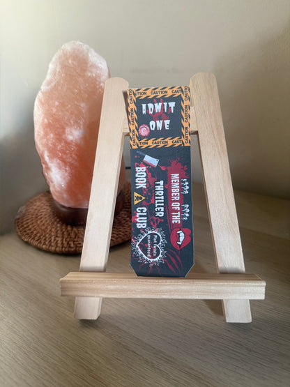 Thriller Book Club Bookmark