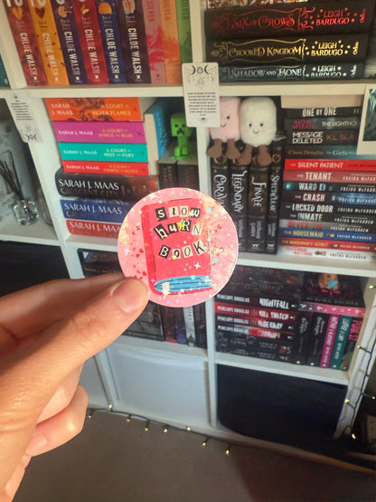Slow Burn Book Sticker