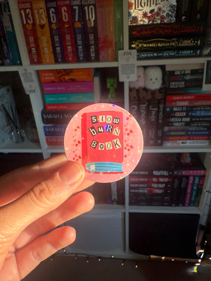 Slow Burn Book Sticker