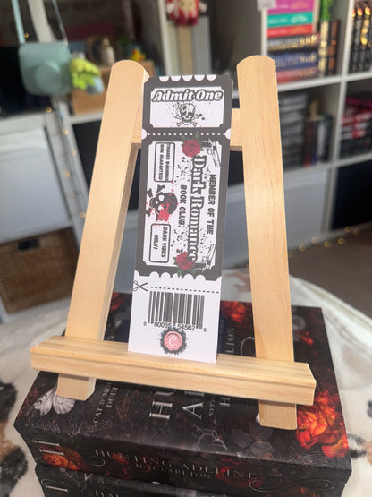 Dark romance bookmark