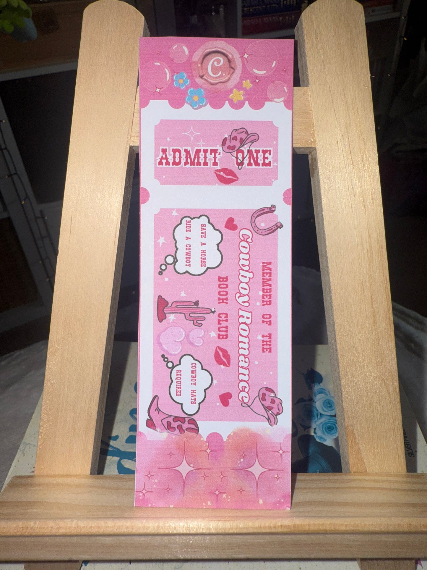 Cowboy bookmark